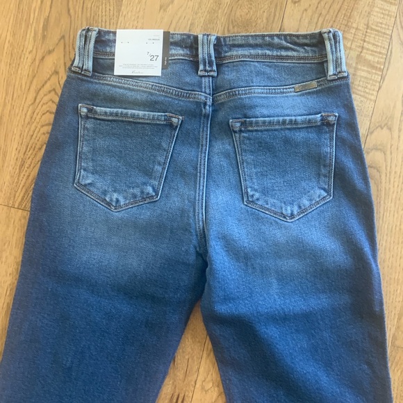 Kancan Holly High Rise Flare Hem Jeans Dark Women’s Multi Sizes NWT - Picture 9 of 15